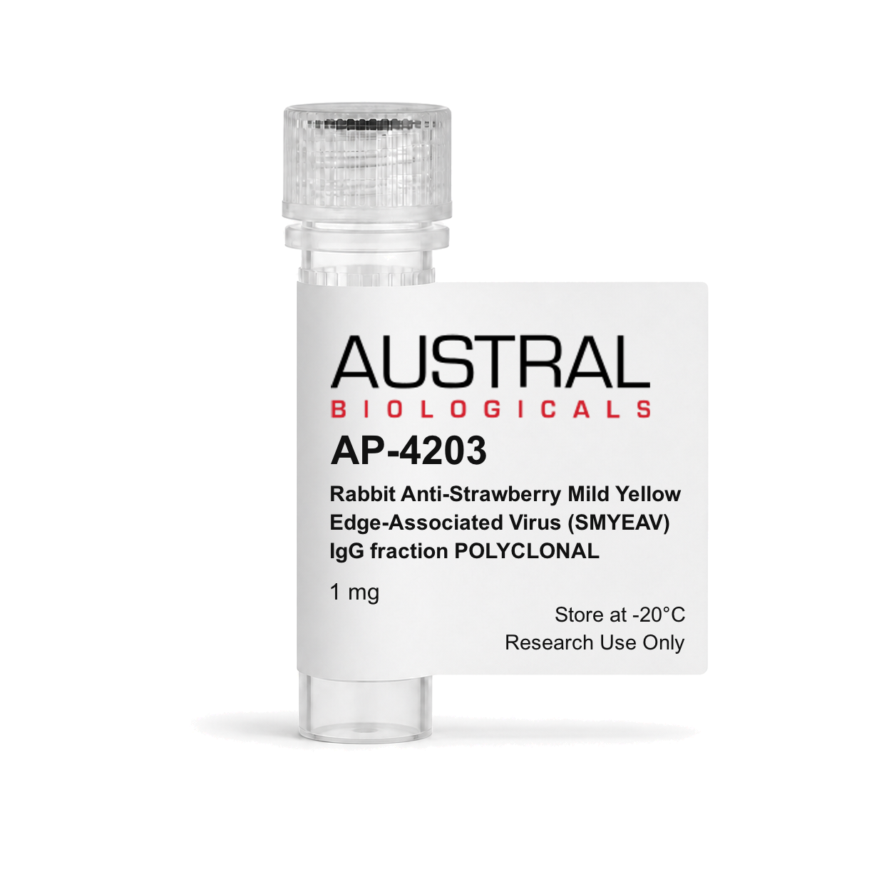 Austral Biologicals AP-4203 - Rabbit Anti-Strawberry Mild Yellow Edge-Associated Virus (SMYEAV) IgG fraction POLYCLONAL, 1 mg