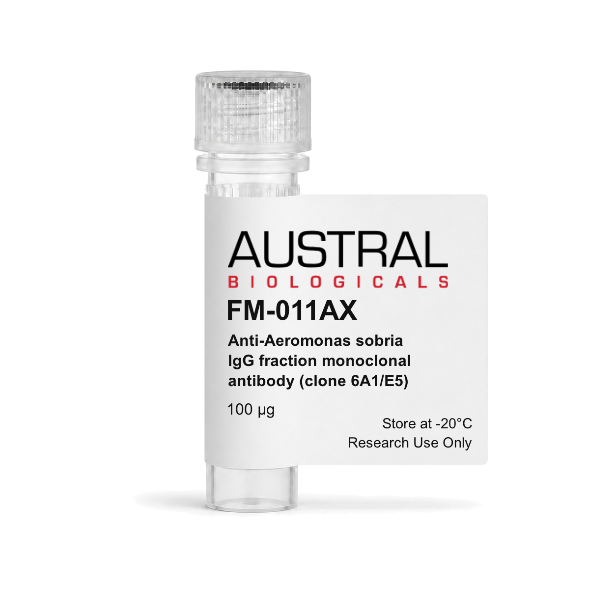 Austral Biologicals FM-011AX - Anti-Aeromonas sobria IgG fraction monoclonal antibody (clone 6A1/E5), 100 µg