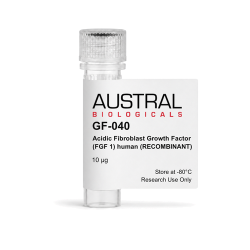 Austral Biologicals GF-040 - Acidic Fibroblast Growth Factor (FGF 1) human (RECOMBINANT), 10 µg
