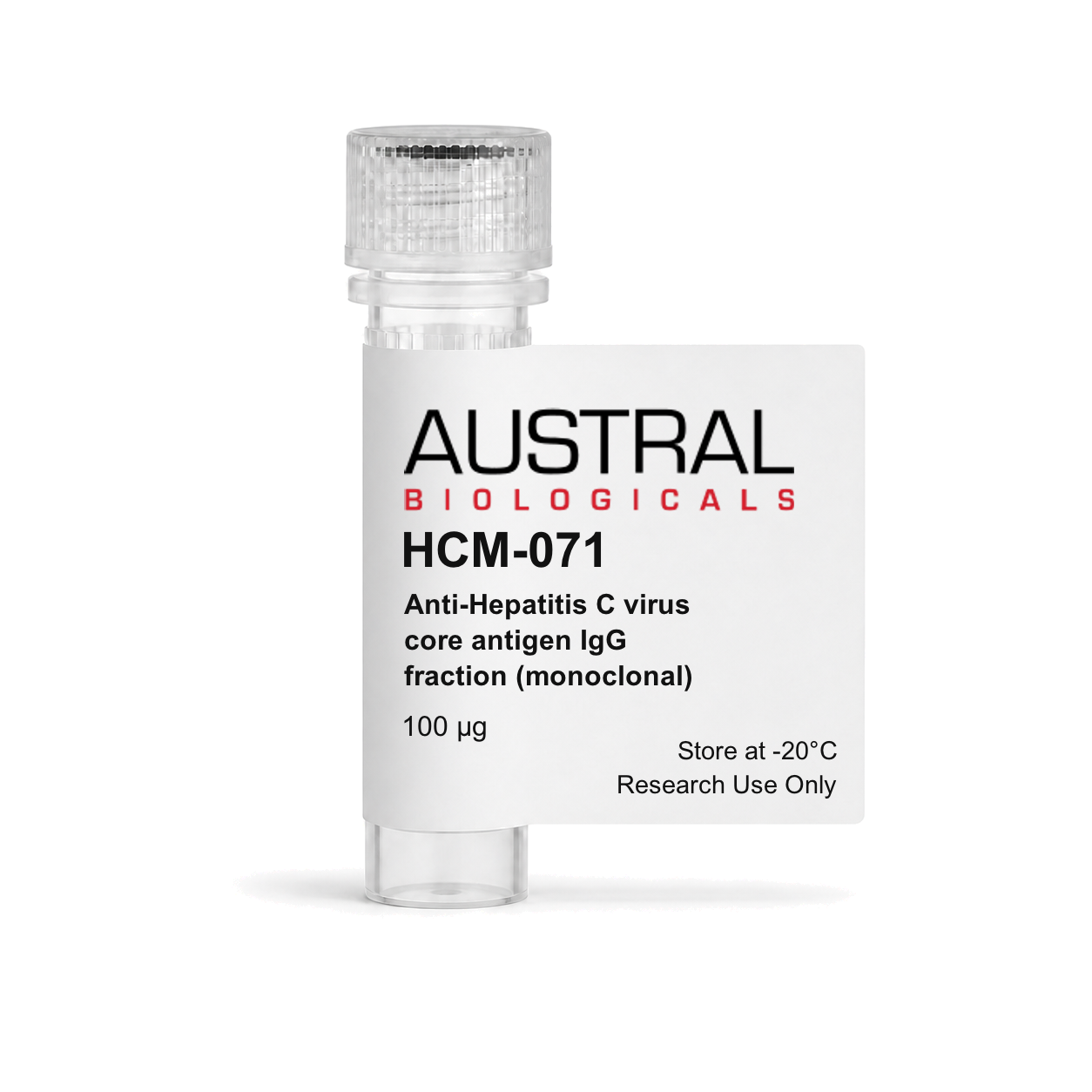 Austral Biologicals HCM-071 - Anti-Hepatitis C virus core antigen IgG fraction (monoclonal), 100 µg