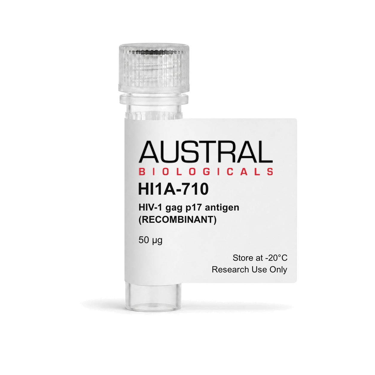 Austral Biologicals HI1A-710 - HIV-1 gag p17 antigen (RECOMBINANT), 50 µg