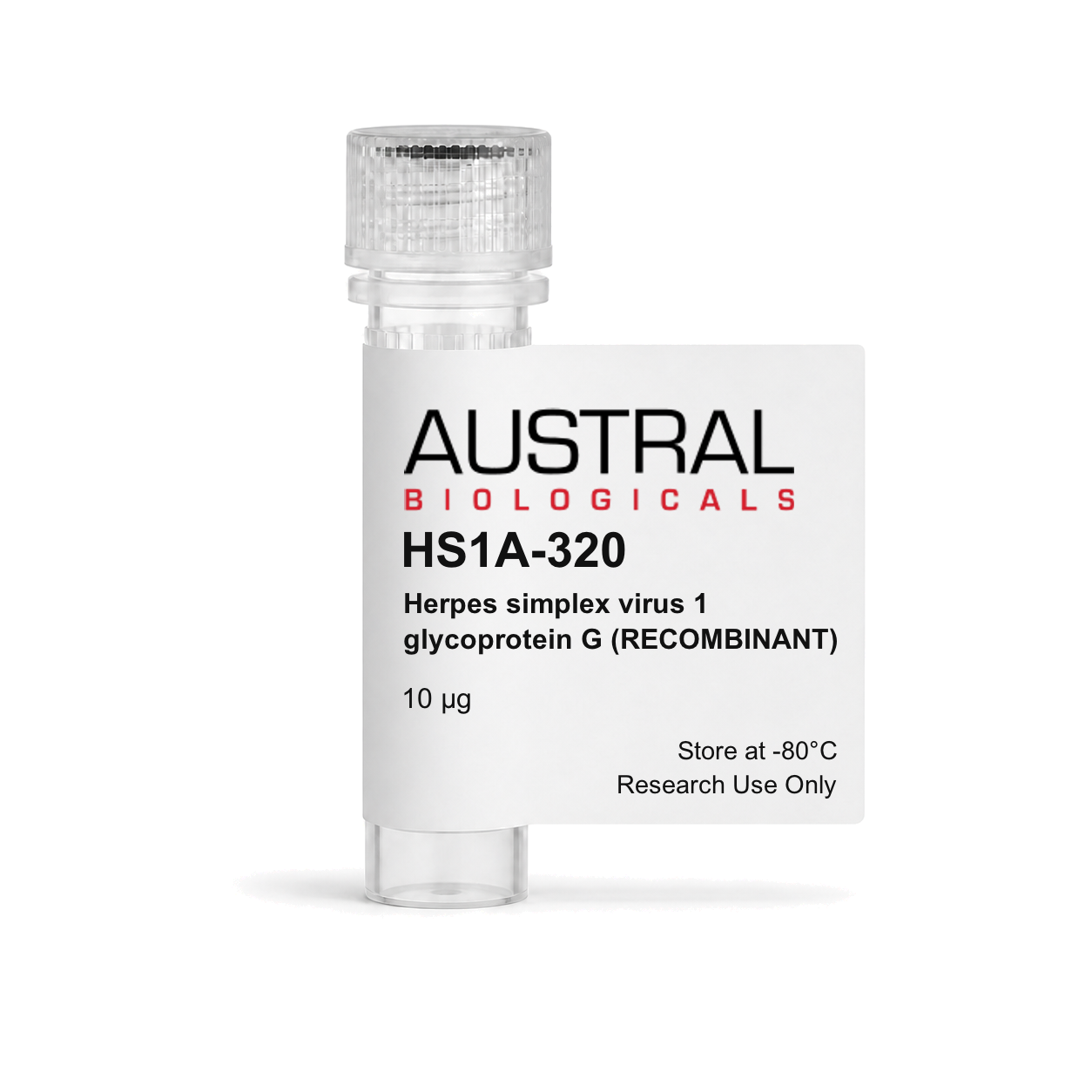 Austral Biologicals HS1A-320 - Herpes simplex virus 1 glycoprotein G (RECOMBINANT), 10 µg