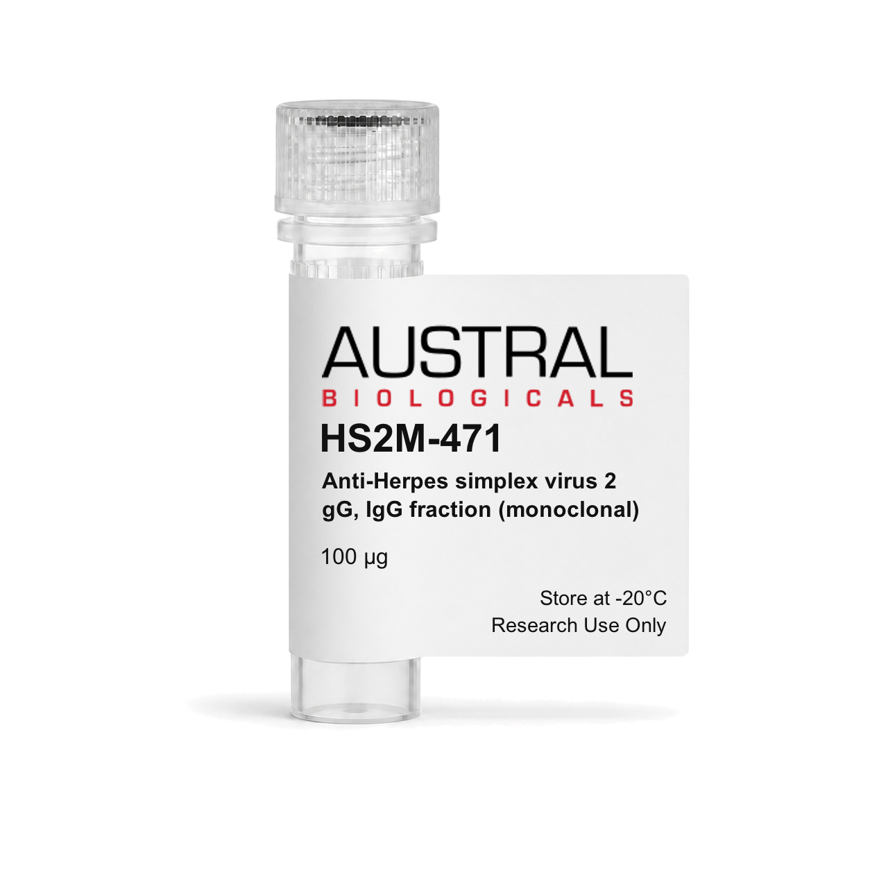 Austral Biologicals HS2M-471 - Anti-Herpes simplex virus 2 gG, IgG fraction (monoclonal), 100 µg